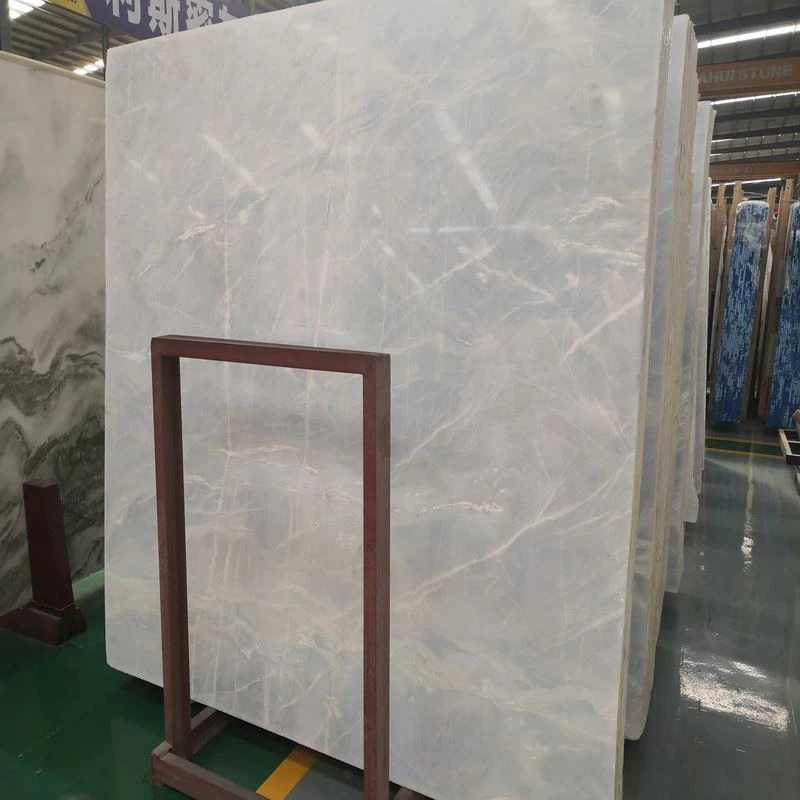 blue onyx slab