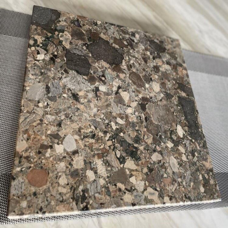 Natural golden terrazzo tile Natural golden terrazzo tile