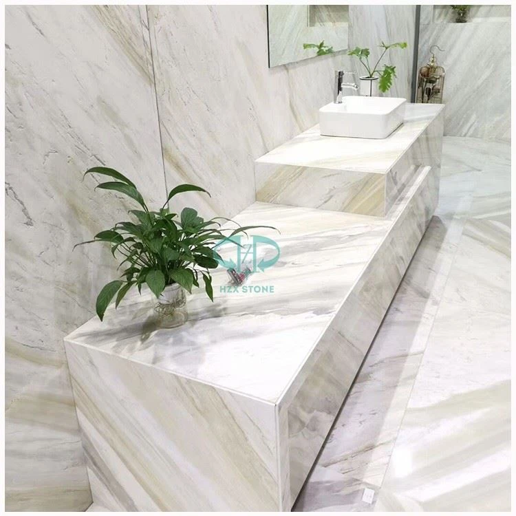 Greece Calacatta White Marble Bathroom Designs