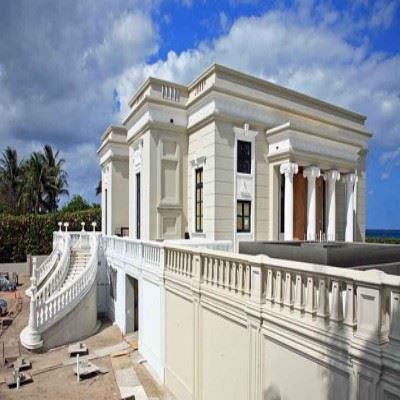 Carrara White Marble Railing