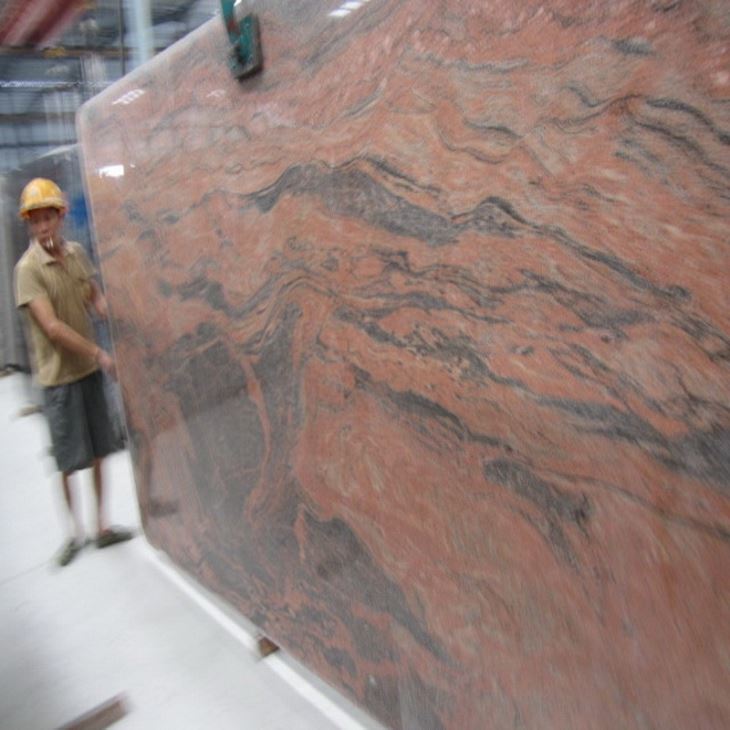 red granite stone
