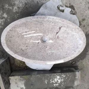 Elipsės granito kriauklė