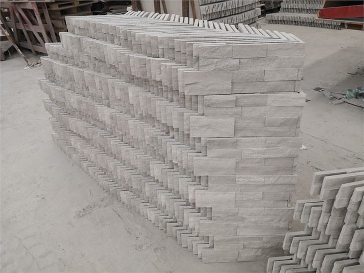 White Wooden Marble corner