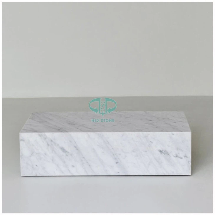 Marble Block End Table