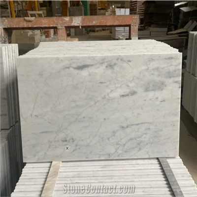 Carrara balto marmuro plokštės